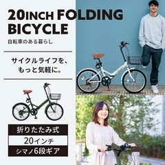 THREE STONE 折りたたみ自転車 20インチの画像