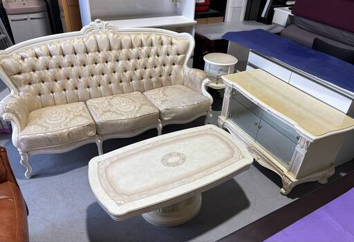 Saltarelli Mobili サルタレッリモビリ 白家具 テレビ台Used