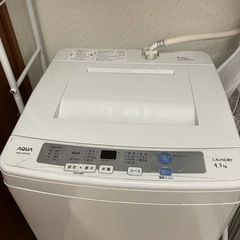 洗濯機AQUA4.5kgの画像