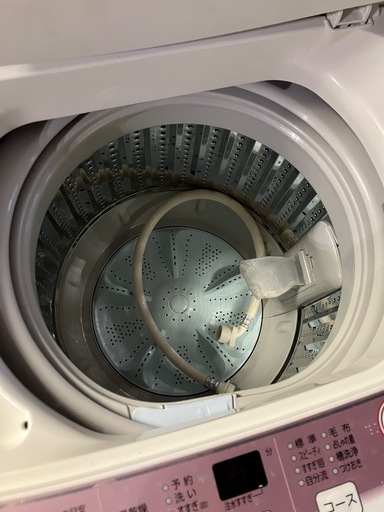 AQUA アクア 全自動洗濯機 6.0kg AQW-KS6F 送風・簡易乾燥