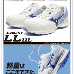 NO.33[使用わずか]ミズノ安全靴27.0の画像