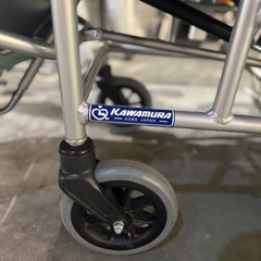 カワムラサイクル フルリクライニング クッション車椅子 介助ブレーキ付き 介護用の画像
