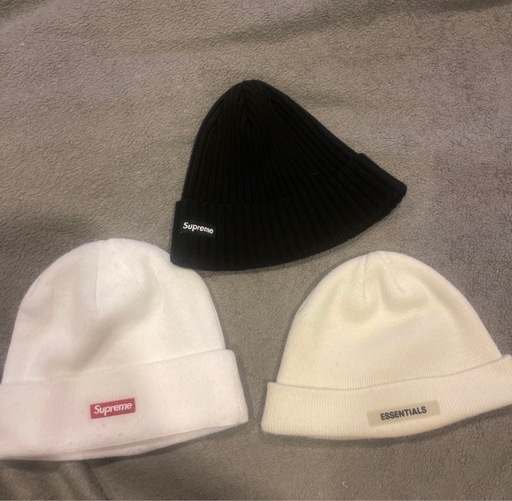 supreme×NEWERA essentialsニット帽