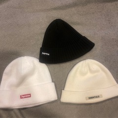 supreme×NEWERA essentialsニット帽