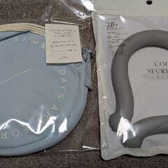 《新品未使用》3COINS　クールネックバンド＆クールネックバンド用ポーチの画像