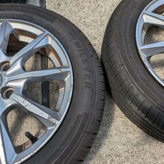 ２０２４年製深溝夏タイヤアルミホイールセット１５５／６５Ｒ１４　４本