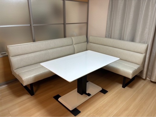ソファー2点セット＋昇降テーブル