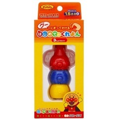 アンパンマン クレヨン はじめてのくれよん 3色 サンスター文具の画像