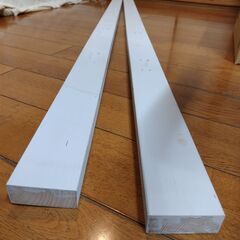 世田谷区近辺配送可能　2本セット　廃材　角材　木材　幅8.5㎝×3.5㎝ 長さ225.5㎝の画像