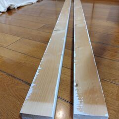 世田谷区近辺配送可能　2本セット　廃材　角材　木材　幅8.5㎝×3.5㎝ 長さ225.5㎝の画像