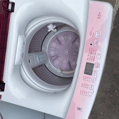 【まとめてお得】可愛い一人暮らしセット　冷蔵庫　洗濯機　電子レンジ　炊飯器　4点セット　ピンク　一人暮らし　単身赴任の画像