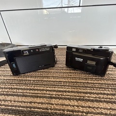 Ⓜ️商品 【土日対応】ジャンク品　Canonキャノン/Konicaコニカ株式会社 フィルムカメラ　2台セット　現状渡しの画像