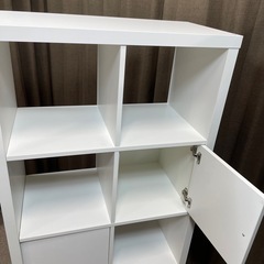 【引取先決定】IKEA KALLAX/カラックス カラーボックス 収納棚 4段×2列 イケアの画像