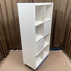 【引取先決定】IKEA KALLAX/カラックス カラーボックス 収納棚 4段×2列 イケアの画像
