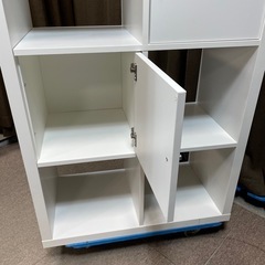 【引取先決定】IKEA KALLAX/カラックス カラーボックス 収納棚 4段×2列 イケアの画像