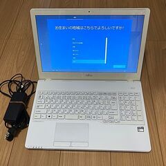 富士通 LIFEBOOK AH30/W  Windows 10 Pro 64bit（初期化済）の画像