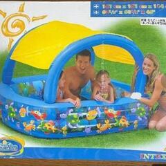 屋根付きプール　INTEX