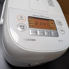 【美品】TOSHIBA 炊飯器 2018年製の画像