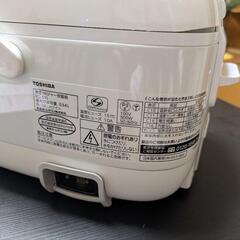 【美品】TOSHIBA 炊飯器 2018年製の画像