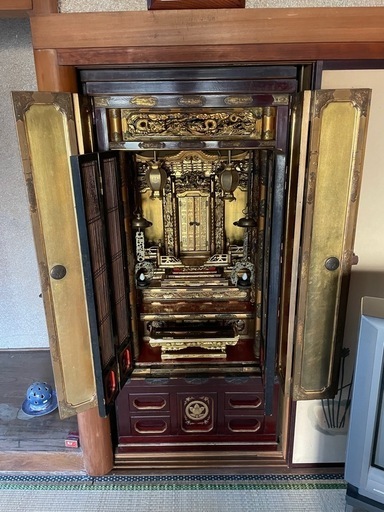 【制約済み】金色装飾・仏壇(お精抜き済み)