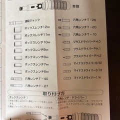 工具セットの画像