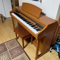 KAWAI 電子ピアノ 88鍵 ブラウン 椅子付きの画像