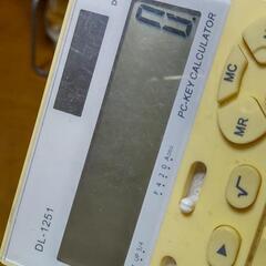 古い電卓の画像