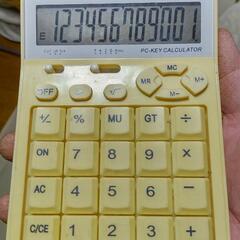 古い電卓の画像