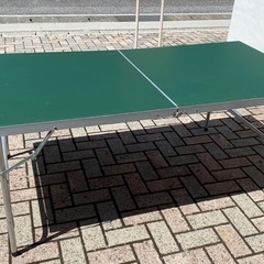 ポータブル卓球台　ネットなし