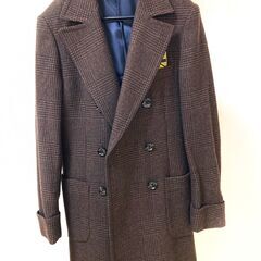 チェックロングコート　イングランド　モッズ