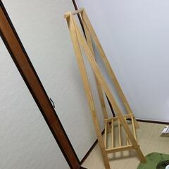 木製　ハンガーラックの画像