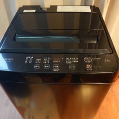 冷蔵庫、洗濯機、電子レンジセットの画像