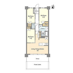 🏢安心の叶えRoom✨『3LDK』川口市西青木✨敷金礼金無料💰✨...