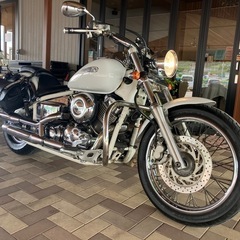 予備検査付き！YAMAHA ドラックスター400 VH01J 2003年式　イモビライザー付き　ETC装着　オールペイント　油脂類交換　サイドバック付きの画像
