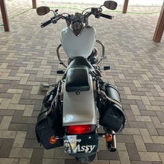 予備検査付き！YAMAHA ドラックスター400 VH01J 2003年式　イモビライザー付き　ETC装着　オールペイント　油脂類交換　サイドバック付きの画像