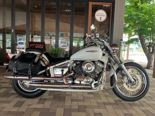 商談中！YAMAHA ドラックスター400 VH01J 2003年式　イモビライザー付き　ETC装着　オールペイント　油脂類交換　サイドバック付き