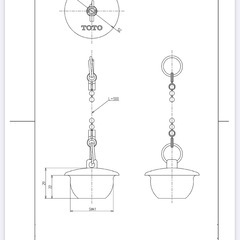 お風呂ゴム栓　TOTO THY431 の画像