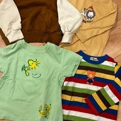 【100㎝10点】Disney等Tシャツとパンツセットの画像
