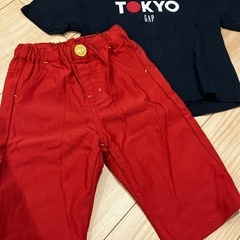 【100㎝10点】Disney等Tシャツとパンツセットの画像