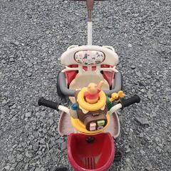 プーさん　ポップアップカーゴ　三輪車　　手押しの画像