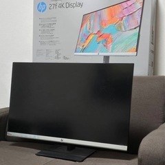 パソコンディスプレイ HP 4k
