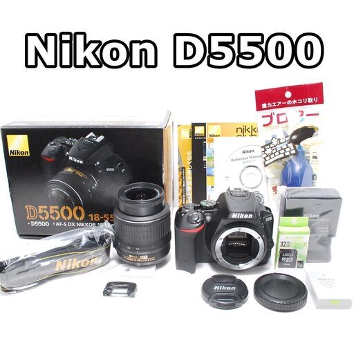 タッチ操作とバリアングル！Nikon D5500 美品 WiFi搭載 (minato
