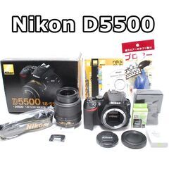 タッチ操作とバリアングル！Nikon D5500 美品 WiFi搭載