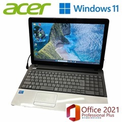 acer 美品✨お買い得PC！Windows11　SSD搭載　大...