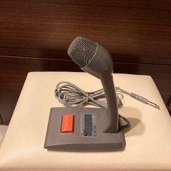 TOA 呼出案内用マイクロホン  卓上型マイク600Ω 不平衡 ホーンプラグ付 PM-660の画像