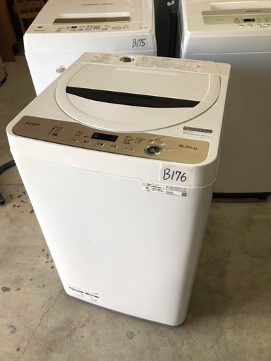 NO B176 ☆格安特価☆福岡市内配送設置無料☆ シャープ SHARP 全自動