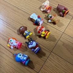 ♡美品♡  アンパンマン　指人形　おもちゃ　ソフビ