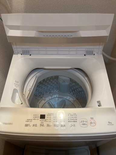 洗濯機(東芝 AW-6GA2(W) 6kg)