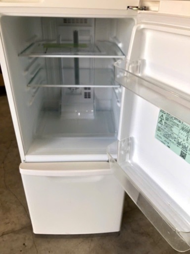NO B172 ?福岡市内配送設置無料✨?パナソニック 冷蔵庫 2ドア 138L マットバニラホワイト NR-B14BW-W 2019