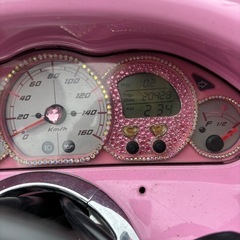 マジェスティc マジェ　250 ビックスクーター　ピンク　フルカスタム　さくら色　の画像